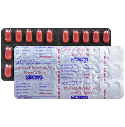 Calcimax 250 Calcium Supplement Tablet