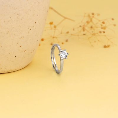 Giva Silver Snowfall Ring