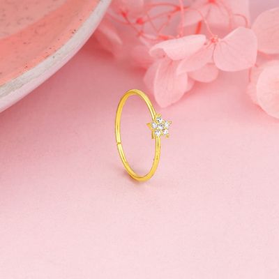 Giva Golden Star Constellation Ring