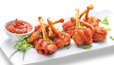 Nandus Chicken Schezwan Lollipop