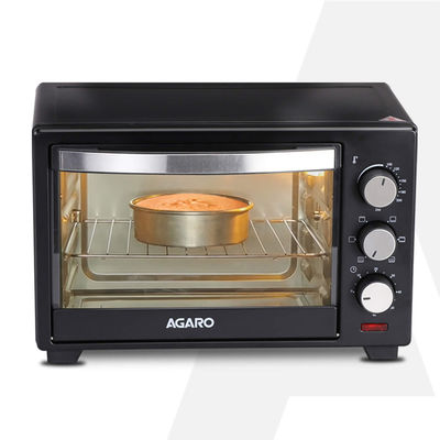 Agaro Marvel 19 Liters Oven Toaster Griller,Motorised Rotisserie 5 Heating Mode,(Black),1280 Watts