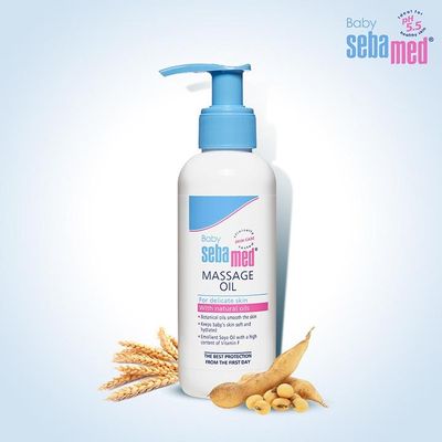 Sebamed Massage Oil With Soya Baby For Kids | 1 month - 2 years