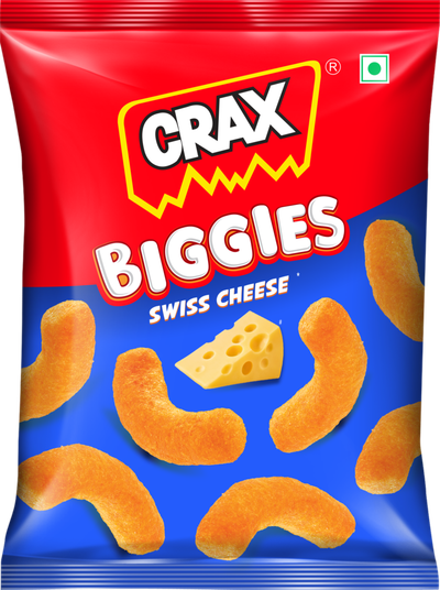 Crax Biggies Swiss Cheese Puffs