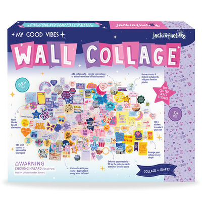 Jackinthebox My Good Vibes Wall Collage Art & Craft Kit