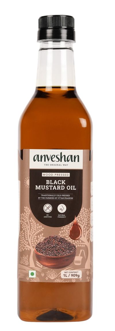 Anveshan Wood Cold Pressed Mustard Oil