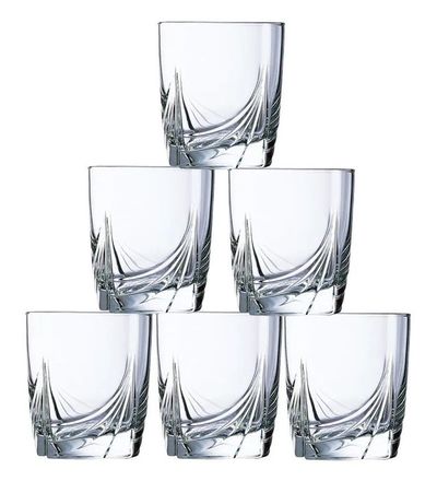 Luminarc Ascot Whiskey Glass Set | 300 ml | Durable | Dishwasher Safe | Elegant Cocktail Tumblers