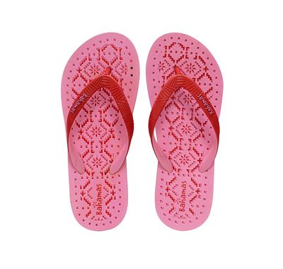 Bahamas Slippers BHL-101 Red Pink For Women | 4 UK