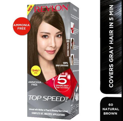Revlon Top Speed Hair Color Small Pack Woman - Natural Brown 60
