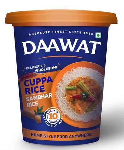 Daawat Cuppa Rice Sambhar Rice - Ready To Eat
