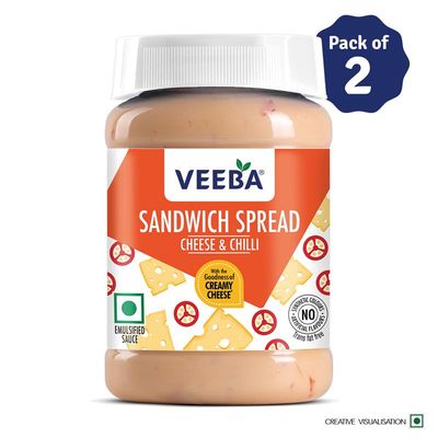 Veeba Sandwich Spread Cheese & Chilli (250g) Combo | Pack of 2 