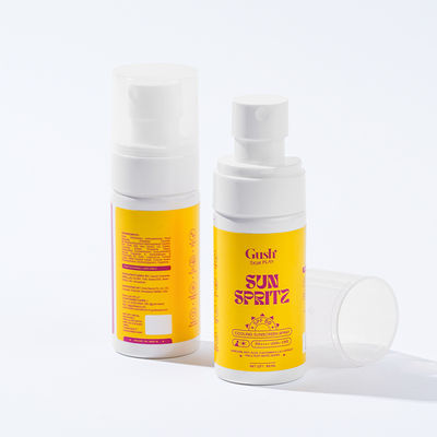 Gush Beauty Sun Spritz Cooling Sunscreen Spray - SPF 50 PA++++ UVA+ UVB | Hydrate, Ultra-Lightweight, Invisible Finish Mist