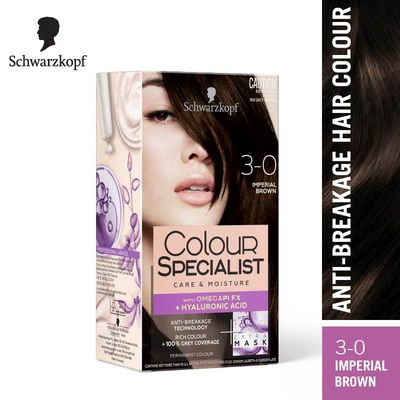 Schwarzkopf Colour Specialist Permanent Hair Colour 3-0 Imperial Brown