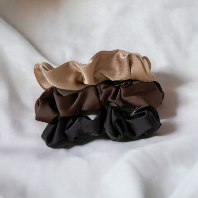 Jewels Galaxy Multicolor Regular-Use Satin Scrunchies