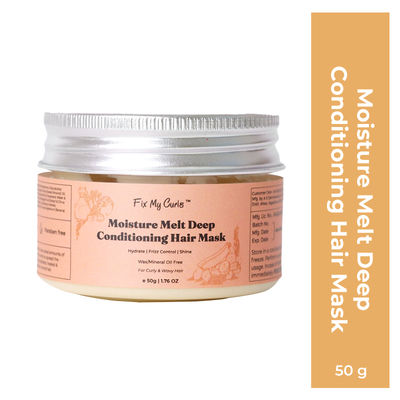 Fix My Curls Moisture Melt Deep Conditioning Hair Mask For Curly And Wavy Hair