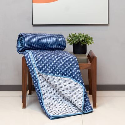 Urban Space Single Bed AC blanket ,120 GSM Microfiber Soft Reversible Dohar-Tokyo