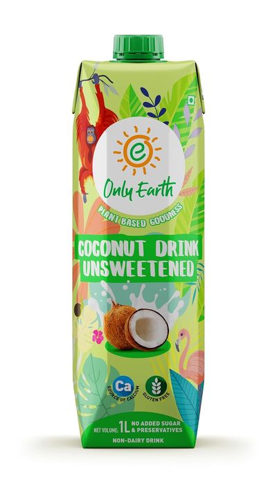 Only Earth Coconut Drink | Unsweetened Tetrapack