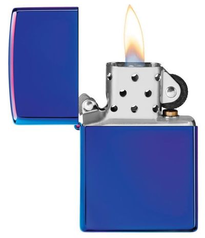 Zippo Windproof Wpl High Polish Indigo Lighter