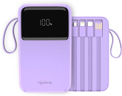 Lifelong 20000 mAh 22.5 W Compact Pocket Size Power Bank (LLPBVA20) ,Purple