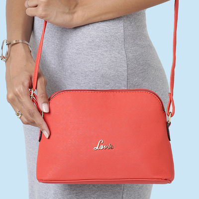 Lavie Women's Hand Bag | Coral - M