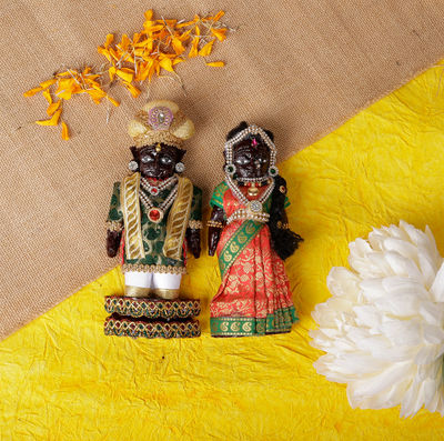 Svasti Decorated Dressed Marapachi Doll - Multicolour