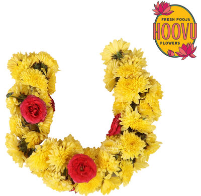 Hoovu Fresh Chrysanthemum Flower String 1 pc Combo