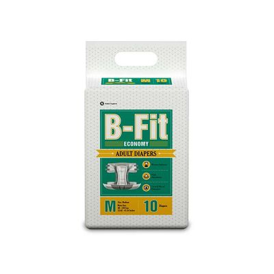 B-FIT Economy Adult Diaper  (Tape , M , 60-120 cm)