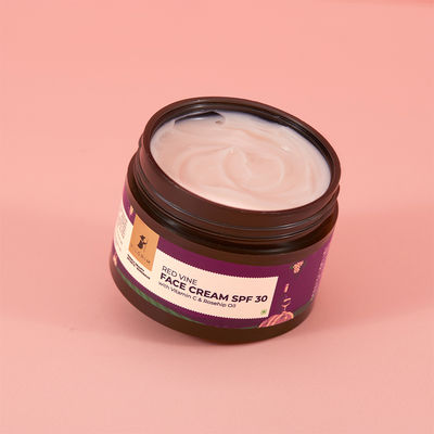 Pilgrim Red Vine Face Cream with SPF 30, Rosehip Oil & Vit C For Anti Ageing, Sun Protection PA+++