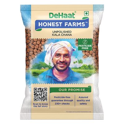 Dehaat Honest Farms Unpolished Kala Chana