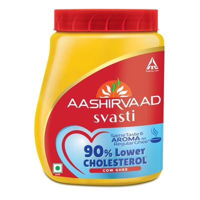 Aashirvaad Svasti 90% Lower Cholesterol Cow Ghee
