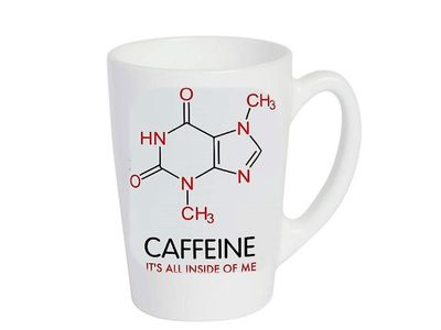 Luminarc Decorated Mug Caffeine Design 320 Ml
