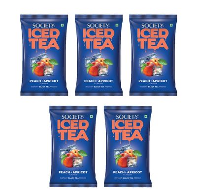 Society Iced Tea Premix Peach Apricot Black Pouch