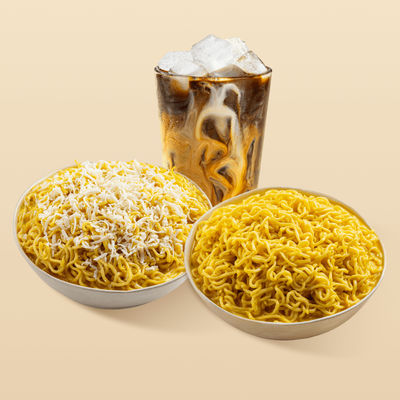 Cheese Maggi (1pc) & Plain Maggi (1pc) & Vietnamese Cold Coffee (1pc) Combo