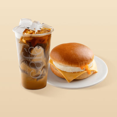 Double Egg & Cheese Sandwich (1pc) & Vietnamese Cold Coffee (1pc) Combo 