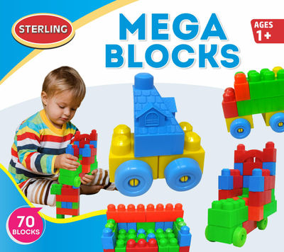 Sterling Construction Mega Block 70 Pcs Pvc