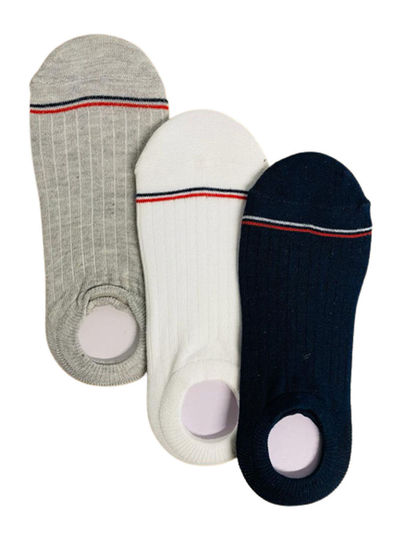 Englo Men's Solid 80% Cotton, 19% Polyester, and 1% Elastane Loafer Socks | Assorted - Free Size