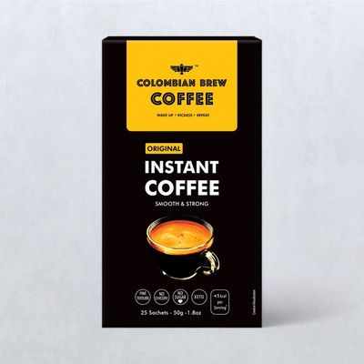 Colombian Brew Pure Instant Coffee Powder Strong 50 g Combo