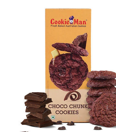 Cookie Man Choco Chunk Chocolate Cookies Biscuits