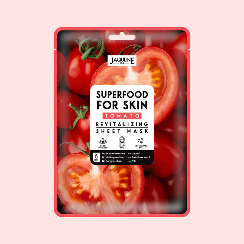 Jaquline USA Superfood Sheet Mask | Tomato