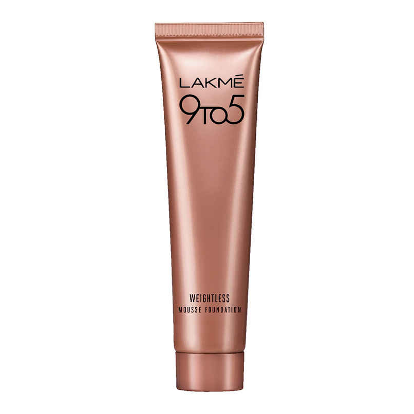 Lakme 9 To 5 Weightless Mousse Foundation | Rose | Ivory