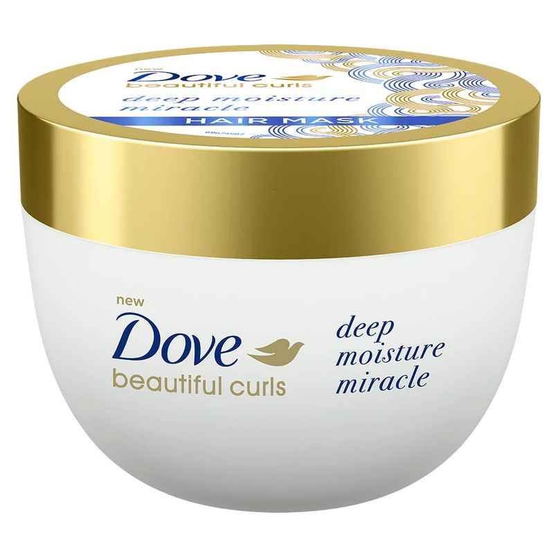 Dove Beautiful Curls Deep Moisture Miracle Hair Mask Sulphate Free No Parabens & Dyes Mask