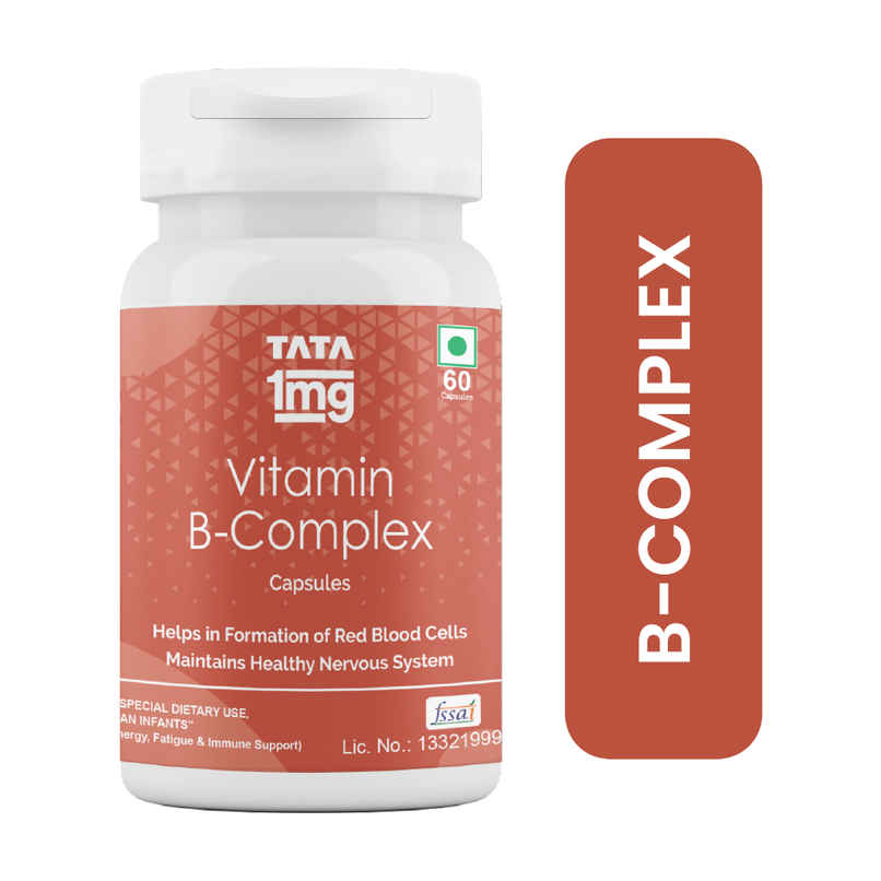 Tata 1mg Vitamin B Complex Capsules Pack Of 60
