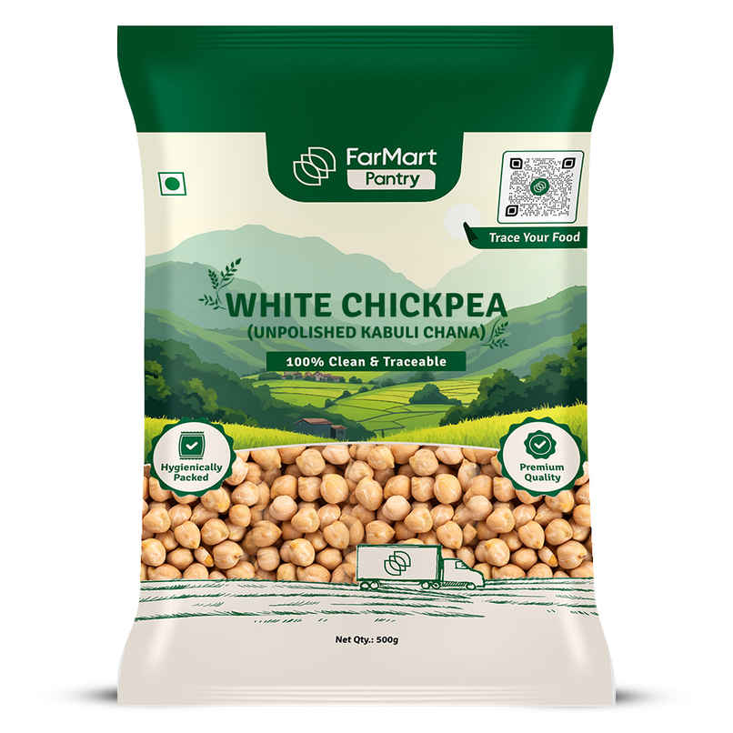 FarMart Pantry White Chickpea Jumbo Size/Kabuli Chana Big