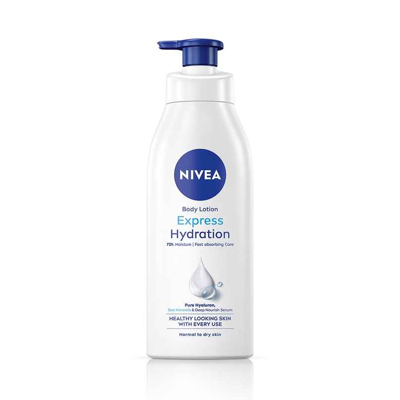 NIVEA Express Hydration Body Lotion|Sea Minerals & Deep Moisture Serum|Non Greasy