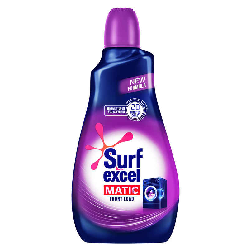 Surf Excel Matic Front Load Detergent Liquid Refill | Tough Dried Stain Removal
