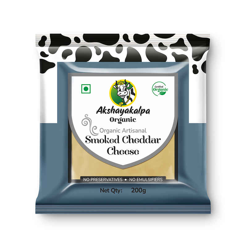 Akshayakalpa Organic Smoked Cheese Slices