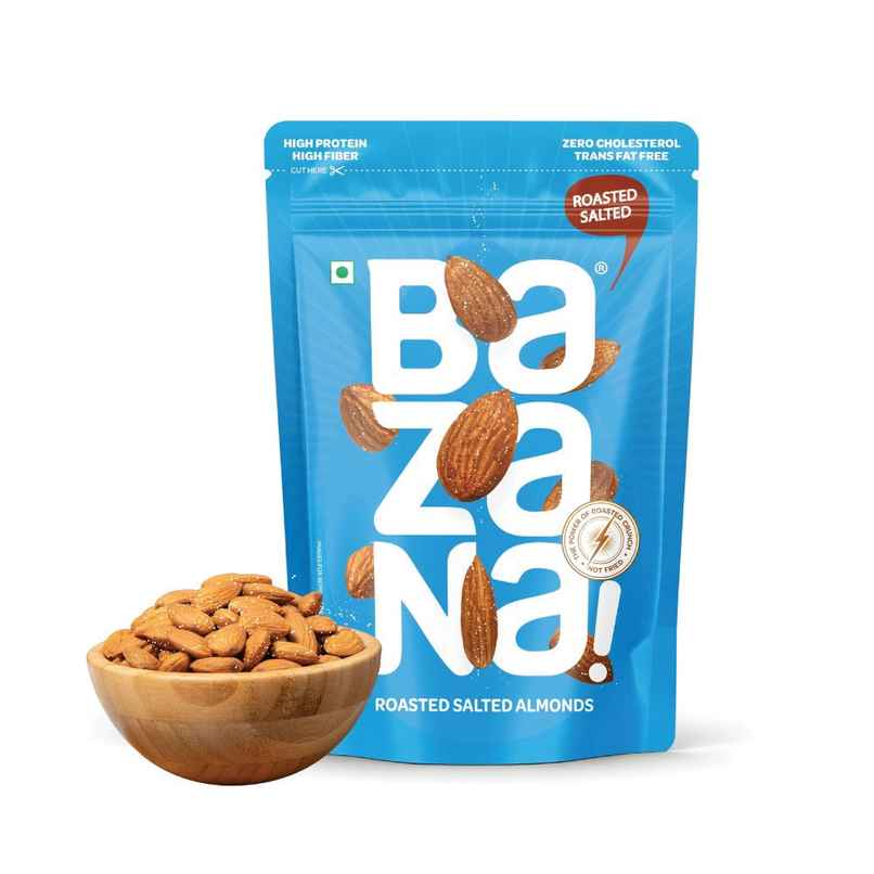 Bazana Premium Roasted & Salted California Almonds