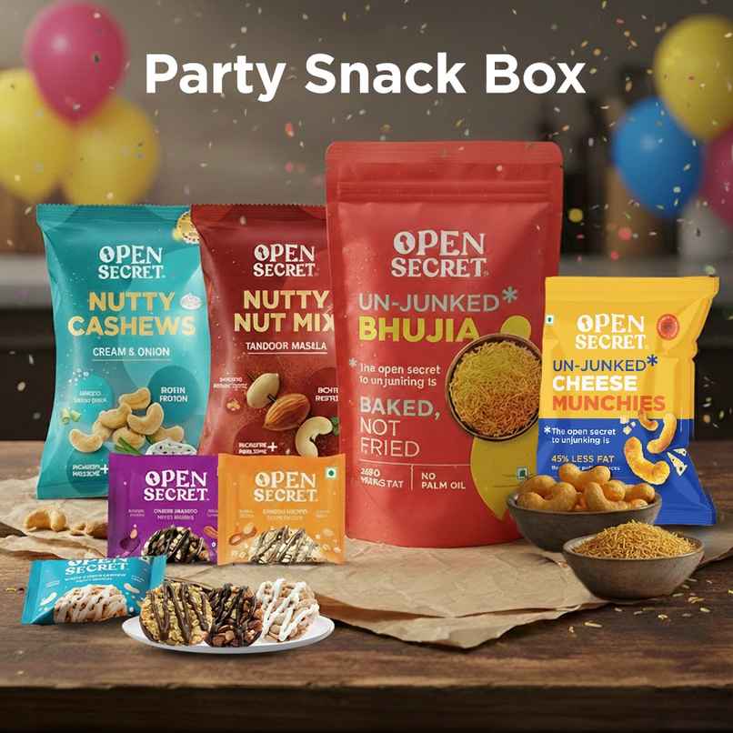 Open Secret Healthy Namkeen and Cookies Snacks Box