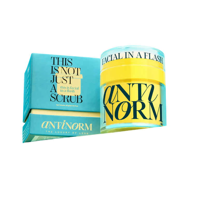 Antinorm Facial In A Flash Enzyme Scrub For Dead Cell Removal Soothing Repairing For Sensitive Skin