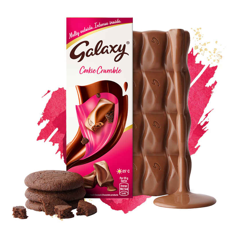 Galaxy Cookie Crumble Women's Day Special Chocolate Bar For Gifting