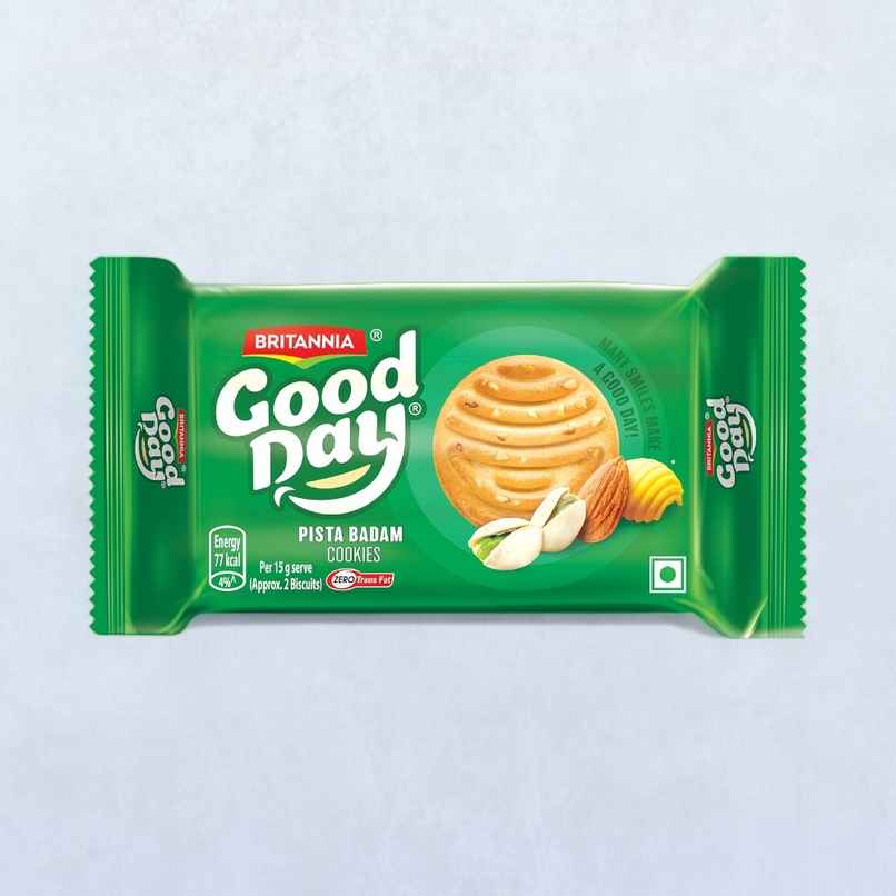 Britannia Good Day Pista Badam Cookies | Trans Fat-free
